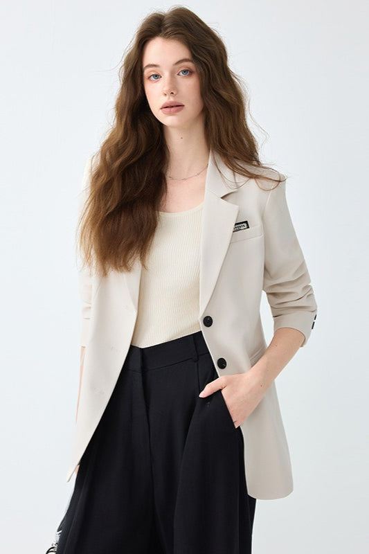 Elegant Long Sleeve Blazer