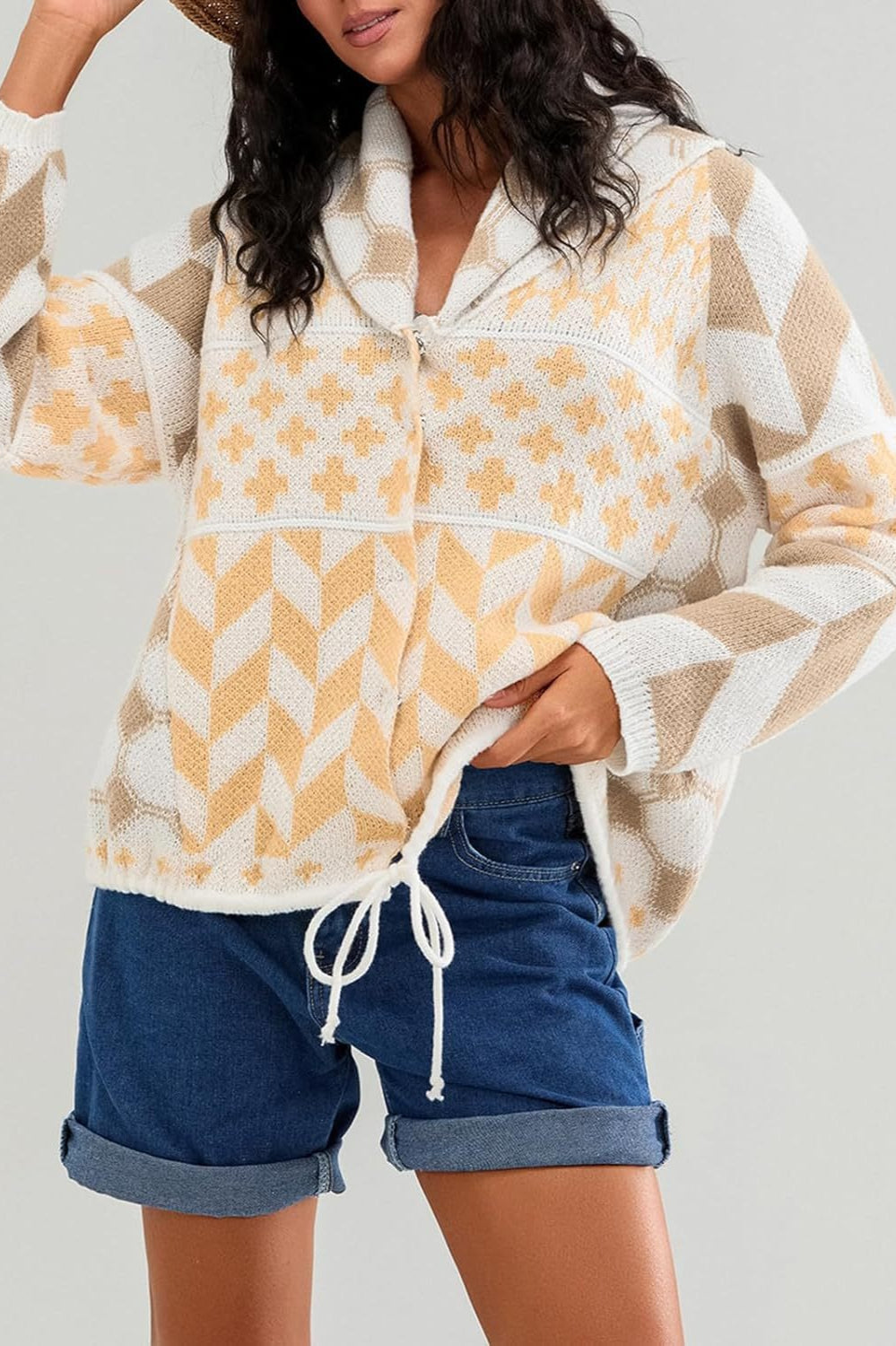 Oversized Soft Yarn Cardigan