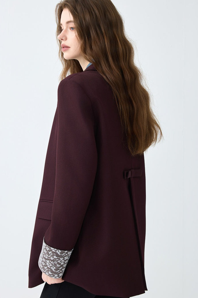Elegant Mid-Length Office Blazer