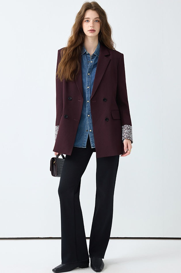 Loose Fit Long Sleeve Blazer