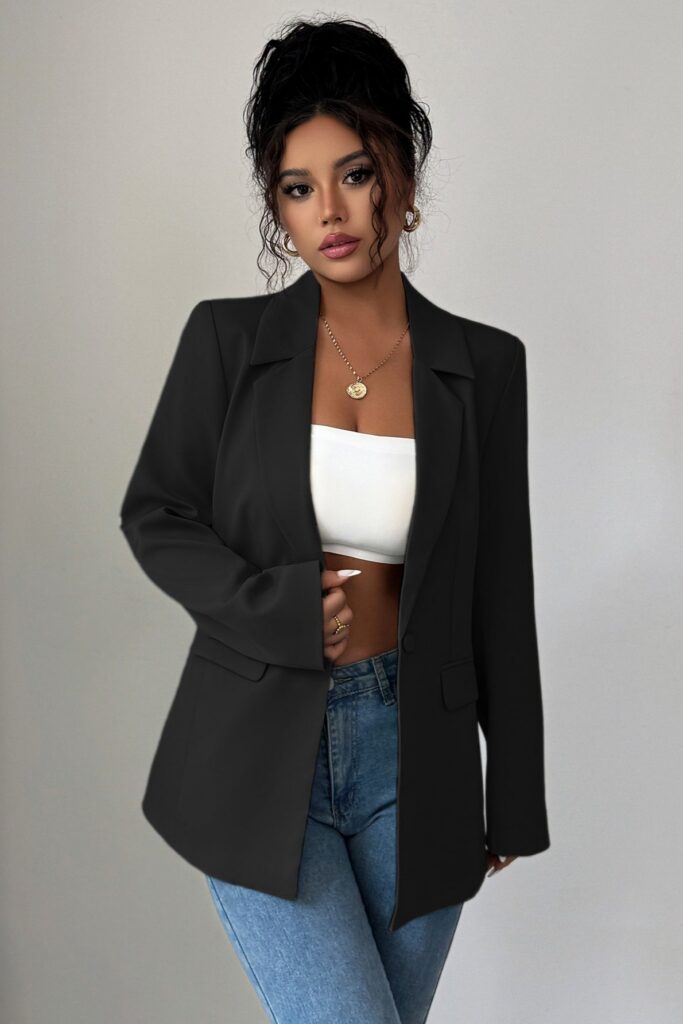 Minimalist Long Sleeve Blazer